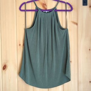 Green tank top